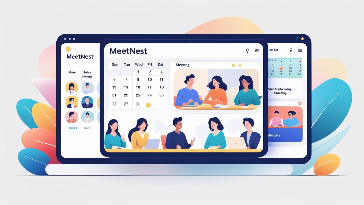 MeetNest – Smart video conferencing with scheduling features