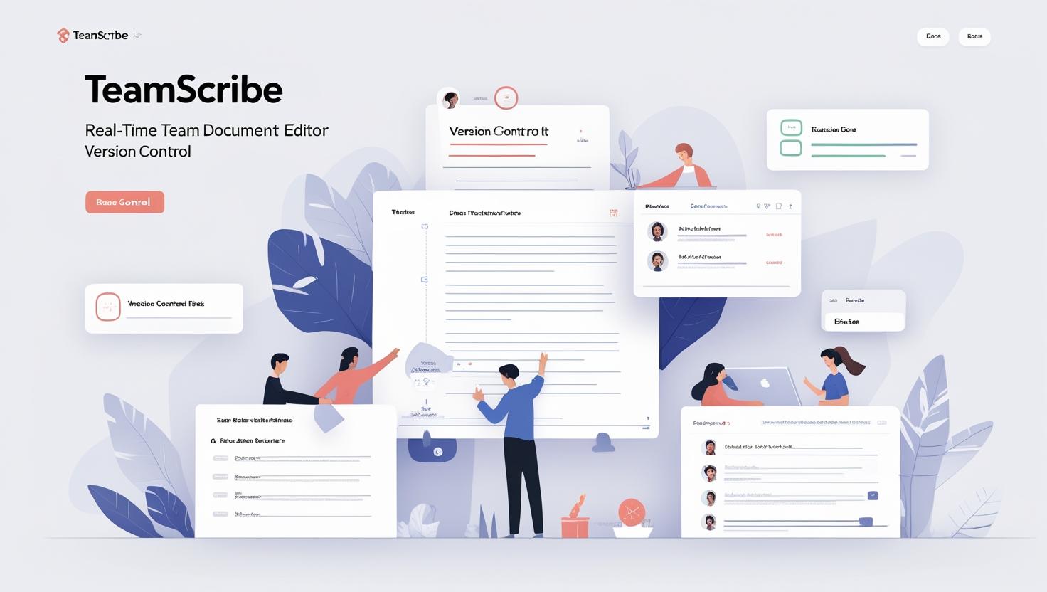 TeamScribe – Real-time team document editor with version control